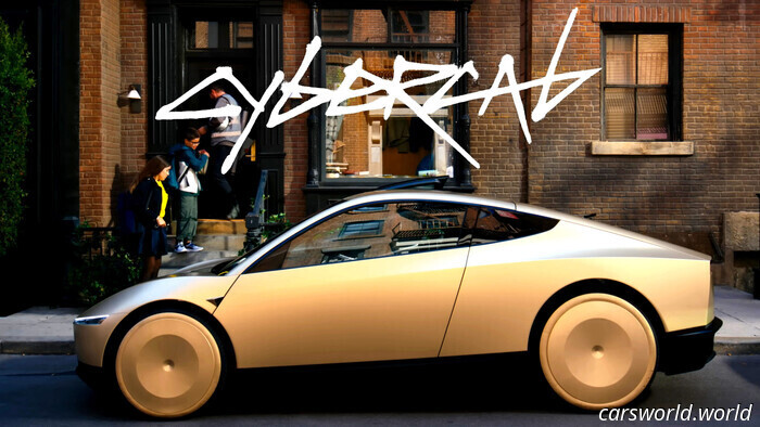 Tesla много потратила на брендинг Cybercab, теперь он принадлежит кому-то другому | Carscoops